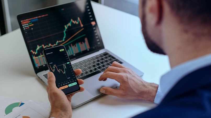 Panel de control de trading de Cúspide Dexlink